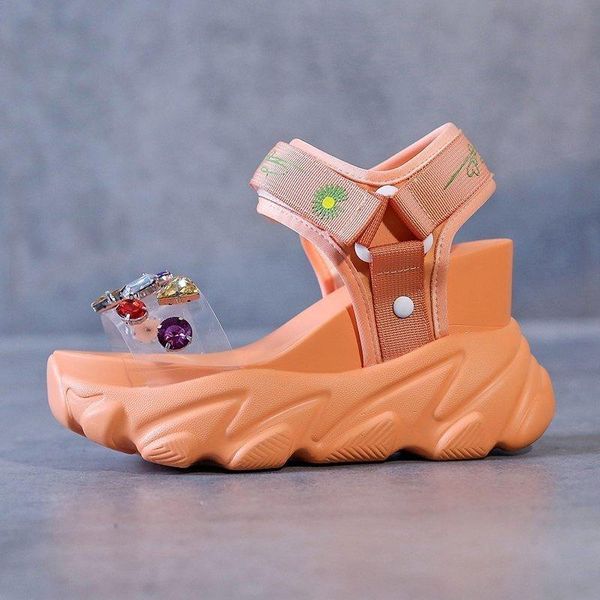 dress shoes summer women chunky sandals pvc platform luxury designers brand beach 8cm rhinestone casual woman fashion sandal ladies, Black
dress shoes summer women chunky sandals pvc platform luxury designers brand beach 8cm rhinestone casual woman fashion sandal ladies, Black