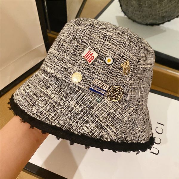 autumn and winter female fisherman's medal british basin hat south east cotton hemp small fragrance bucket hat, Yellow
autumn and winter female fisherman's medal british basin hat south east cotton hemp small fragrance bucket hat, Yellow