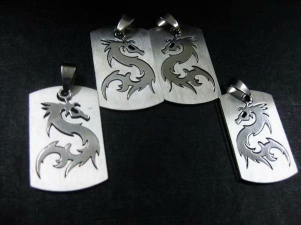 12 pcs classic silver color amulet dragon totem pendant fashion stainless steel men's punk jewelry gift
12 pcs classic silver color amulet dragon totem pendant fashion stainless steel men's punk jewelry gift