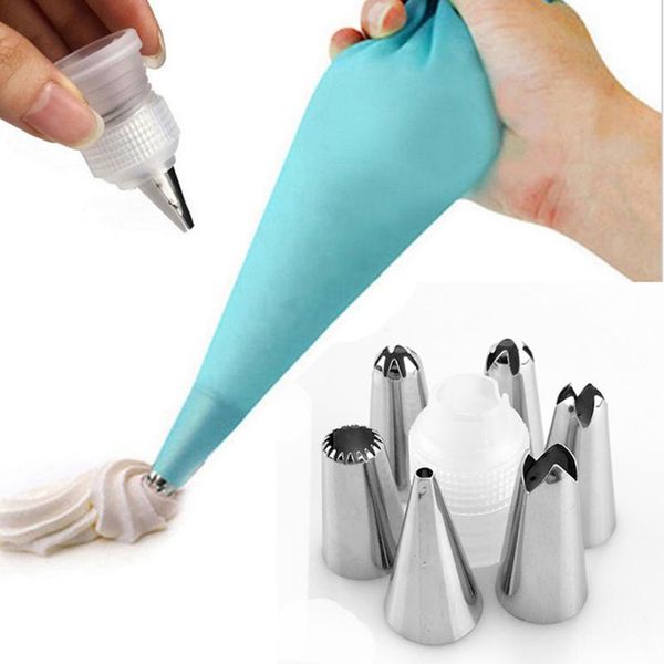 baking & pastry tools 8pcs diy bakeware accessory silk flower tool decorating mouth piping bag stainless steel cake
baking & pastry tools 8pcs diy bakeware accessory silk flower tool decorating mouth piping bag stainless steel cake