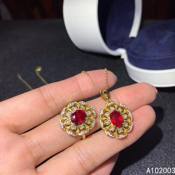 fine jewelry 925 sterling silver inlaid natural ruby female ring pendant set classic supports detection bracelet, earrings & necklace, Black
fine jewelry 925 sterling silver inlaid natural ruby female ring pendant set classic supports detection bracelet, earrings & necklace, Black