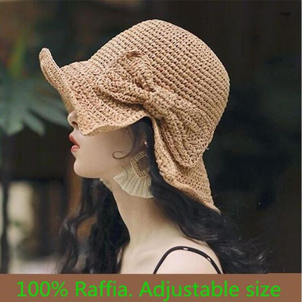 wide brim hats fashion lady 100% raffia sun women summer straw hat visor sunhat panama boater floppy bucket cap female woman beach, Blue;gray
wide brim hats fashion lady 100% raffia sun women summer straw hat visor sunhat panama boater floppy bucket cap female woman beach, Blue;gray