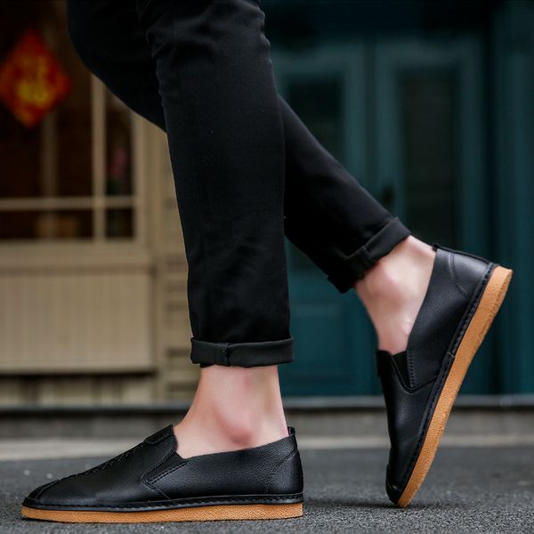 fashion mens dress shoes black white shoe korean version of the trend british business code 36-b31
fashion mens dress shoes black white shoe korean version of the trend british business code 36-b31