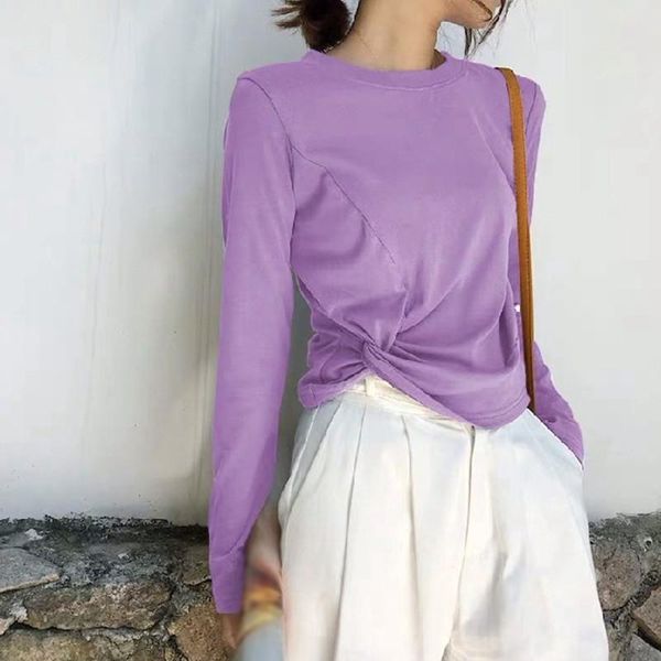 slim long-sleeved spring autumn female high waist cropped short bottoming t-shirt women's, White
slim long-sleeved spring autumn female high waist cropped short bottoming t-shirt women's, White