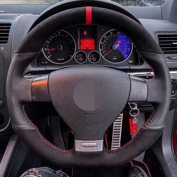 car steering wheel cover diy black genuine leather suede for volkswagen vw golf 5 (v) golf plus polo jetta passat variant tiguan
car steering wheel cover diy black genuine leather suede for volkswagen vw golf 5 (v) golf plus polo jetta passat variant tiguan