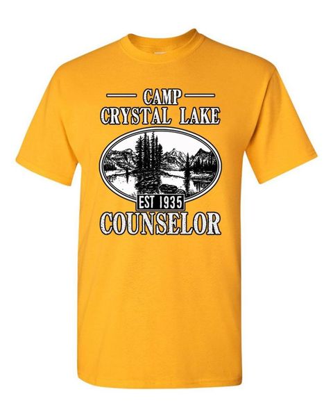 men's t-shirts camp crystal lake counselor 1935 summer tv parody funny dt t-shirt tee, White;black
men's t-shirts camp crystal lake counselor 1935 summer tv parody funny dt t-shirt tee, White;black
