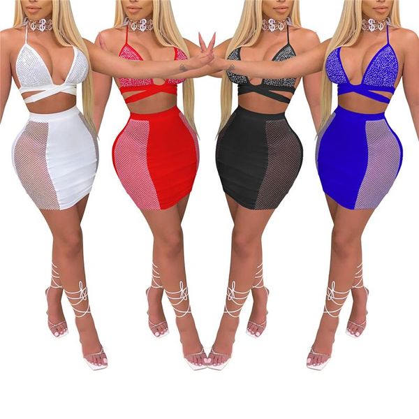 women's tracksuits women diamond two piece clubwear low cut deep v neck back cross tie up crop + bodycon skirts outfits, Gray
women's tracksuits women diamond two piece clubwear low cut deep v neck back cross tie up crop + bodycon skirts outfits, Gray