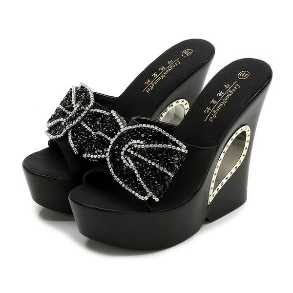 slippers female summer 2021 slope heel waterproof table slackers shoes thick-soled muffin cake water drill trial room high-h, Black
slippers female summer 2021 slope heel waterproof table slackers shoes thick-soled muffin cake water drill trial room high-h, Black