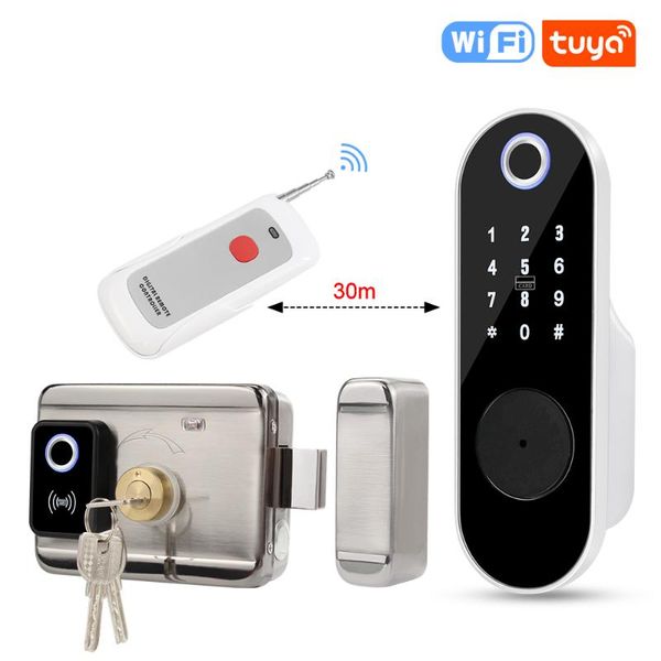 wifi fingerprint lock with tuya app remote unlock electronic door rfid smart card password access control keypad waterproof
wifi fingerprint lock with tuya app remote unlock electronic door rfid smart card password access control keypad waterproof