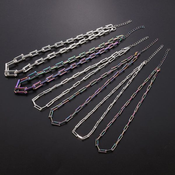 chokers fashion u-shaped necklace personality collar clavicle silver color quench cool jewelry for man women special gifts, Golden;silver
chokers fashion u-shaped necklace personality collar clavicle silver color quench cool jewelry for man women special gifts, Golden;silver