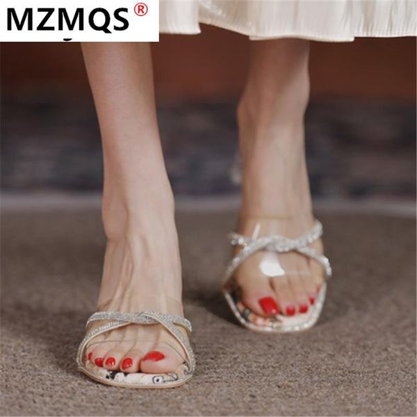 sandals 2021 summer women's fashion crystal slides clear pvc transparent slippers women shoes high heels mules dress pumps, Black
sandals 2021 summer women's fashion crystal slides clear pvc transparent slippers women shoes high heels mules dress pumps, Black