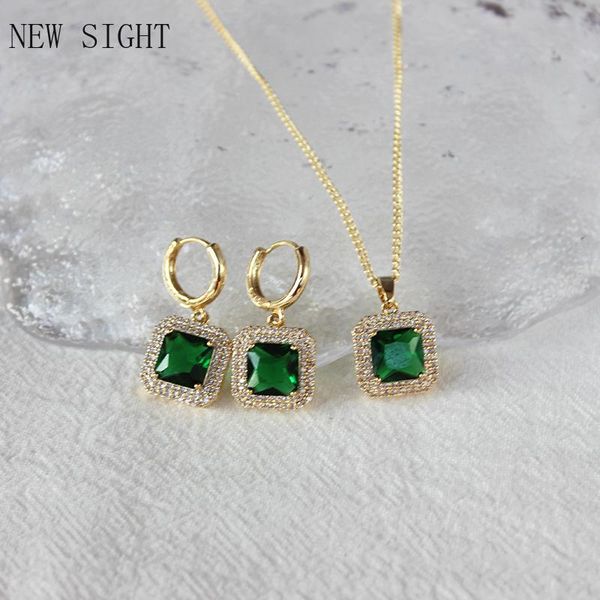 earrings & necklace sight elegant green crystal square stud for women delicate zircon charm chain pendant&necklaces jewelry set, Silver
earrings & necklace sight elegant green crystal square stud for women delicate zircon charm chain pendant&necklaces jewelry set, Silver