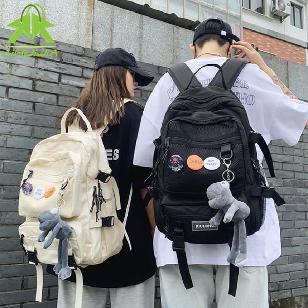 backpack women boy nylon travel mesh female college student school bag men girl cool lapmale fashion shoulder bags
backpack women boy nylon travel mesh female college student school bag men girl cool lapmale fashion shoulder bags