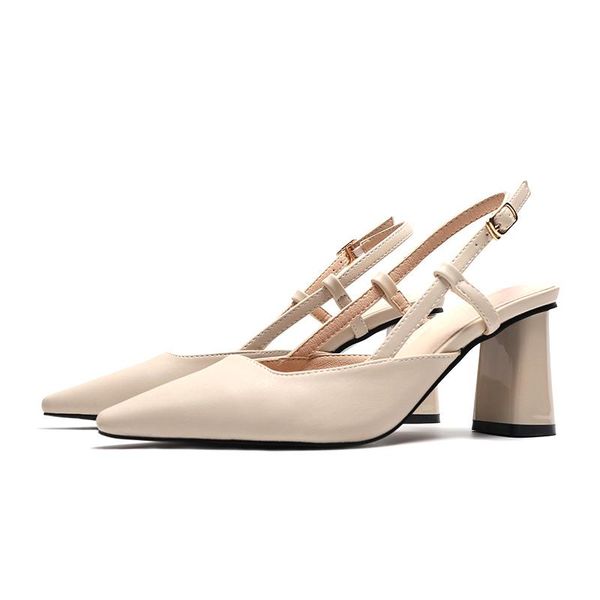 fashion elegant sandals women's summer heels shoes slingbacks pointed toe ladies wedding party office pumps dress, Black
fashion elegant sandals women's summer heels shoes slingbacks pointed toe ladies wedding party office pumps dress, Black