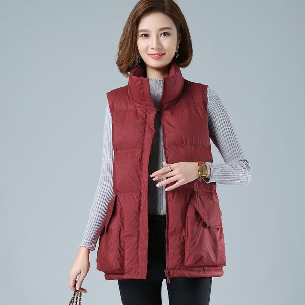 vests down vt women's short 2021 autumn winter korean loose white duck down et, Black;white
vests down vt women's short 2021 autumn winter korean loose white duck down et, Black;white