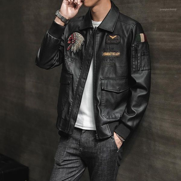 men's fur & faux cultivate morality of fund 2021 autumn winters is handsome tothe thin wool coat lapel motorcycle leather jackets, Black
men's fur & faux cultivate morality of fund 2021 autumn winters is handsome tothe thin wool coat lapel motorcycle leather jackets, Black