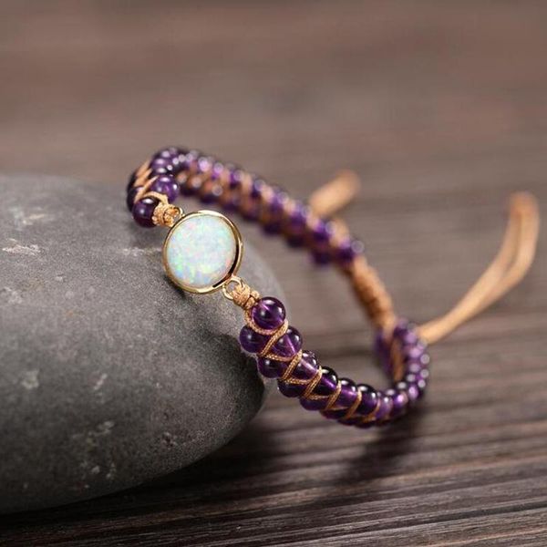 tennis opal stone healing amethysts ge-mstone handmade friendship bracelet boho crystal leather wrap for women, Golden;silver
tennis opal stone healing amethysts ge-mstone handmade friendship bracelet boho crystal leather wrap for women, Golden;silver