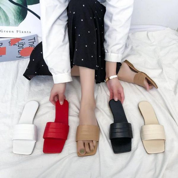 slippers pamanni summer fashion women's casual soft square toe slip-on non-slip street style women sandals flat shoes big size, Black
slippers pamanni summer fashion women's casual soft square toe slip-on non-slip street style women sandals flat shoes big size, Black