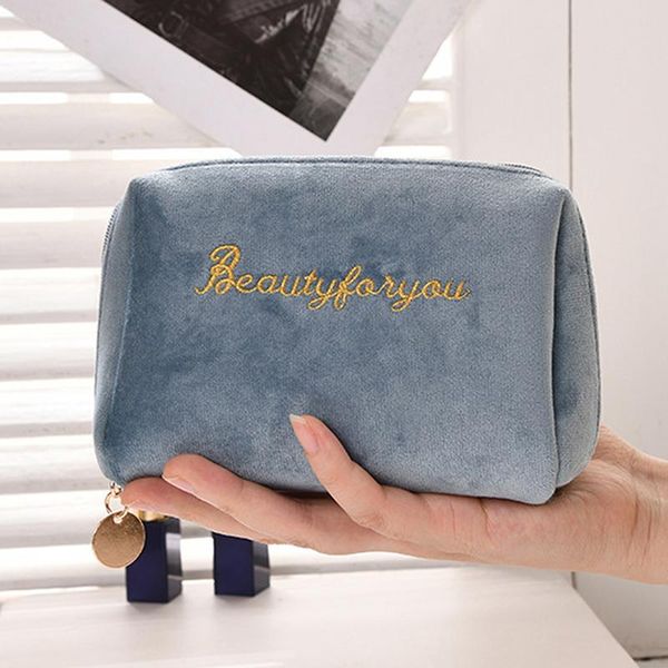 velvet comestic bag female makeup pouch travel large zipper make up solid women holder necessaries cosmetic bags & cases
velvet comestic bag female makeup pouch travel large zipper make up solid women holder necessaries cosmetic bags & cases
