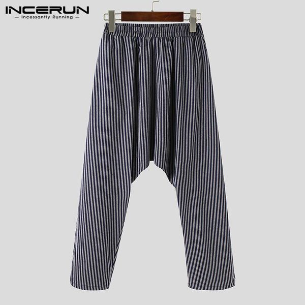 mens pants streetwear incerun vintage striped fitness elastic waist fashion harem trousers baggy pantalones 5xl men's, Black
mens pants streetwear incerun vintage striped fitness elastic waist fashion harem trousers baggy pantalones 5xl men's, Black