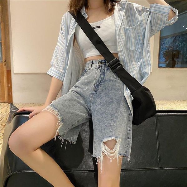 women's jeans qnpqyx demin shorts high waist ripped hole women streetwear casual loose biker 2021 summer, Blue
women's jeans qnpqyx demin shorts high waist ripped hole women streetwear casual loose biker 2021 summer, Blue