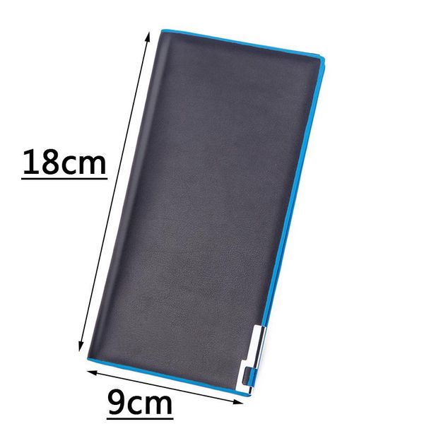 purse long wallets contrasting color men's wallet business metal suit bag european and american iron edge, White
purse long wallets contrasting color men's wallet business metal suit bag european and american iron edge, White
