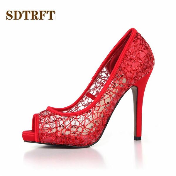summer stilettos 11cm thin high heeled peep toe red lace hollow out shoes woman lady bridal pumps plus:35-43 dress, Black
summer stilettos 11cm thin high heeled peep toe red lace hollow out shoes woman lady bridal pumps plus:35-43 dress, Black