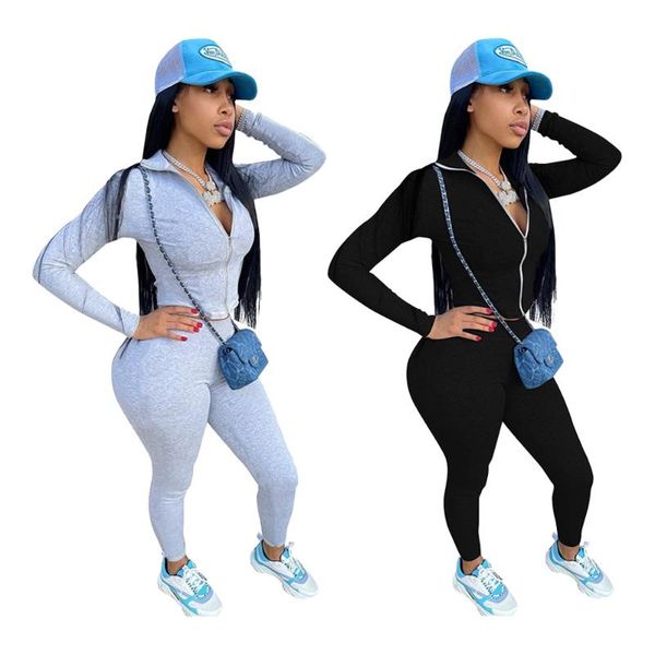 women's two piece pants rstylish autumn womens outfits solid color zipper long sleeve crop streetwear sets, White
women's two piece pants rstylish autumn womens outfits solid color zipper long sleeve crop streetwear sets, White