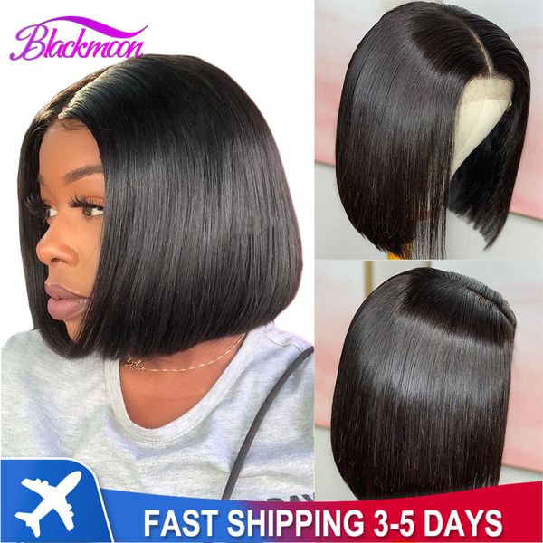 brazilian hair 4x4 lace closed wig straight 13x4 lace front short bob wig women's pre-pull hairline remy, Black
brazilian hair 4x4 lace closed wig straight 13x4 lace front short bob wig women's pre-pull hairline remy, Black