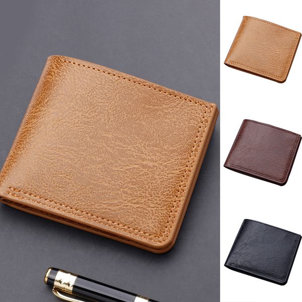 2021 new durable pu leather short wallet card holder korean button business purse men's horizontal wallet trend card pack purse, Brown;gray
2021 new durable pu leather short wallet card holder korean button business purse men's horizontal wallet trend card pack purse, Brown;gray