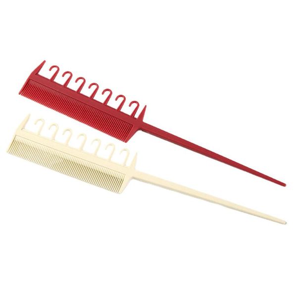 portable pointed tail comb hook pick and dye professional hairdressing for hair salon home (random color) brushes, Silver
portable pointed tail comb hook pick and dye professional hairdressing for hair salon home (random color) brushes, Silver