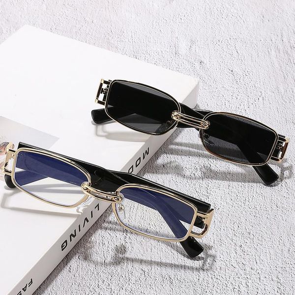 sunglasses hip hop black full frame small face fashion personality european and american street artifact, White;black
sunglasses hip hop black full frame small face fashion personality european and american street artifact, White;black