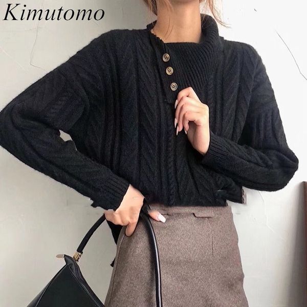 kimutomo women elegant turtleneck sweater spring autumn korea ins style female warm solid long sleeve knitted pullovers loose 210521, White
kimutomo women elegant turtleneck sweater spring autumn korea ins style female warm solid long sleeve knitted pullovers loose 210521, White