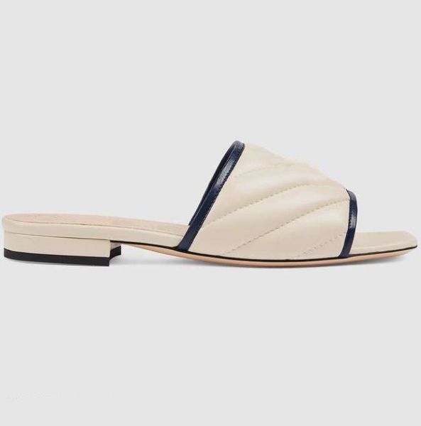 women leather flat slipper outdoor letter printed silver gold mental designer lady square-toed rubber sole slide sandal, Black
women leather flat slipper outdoor letter printed silver gold mental designer lady square-toed rubber sole slide sandal, Black