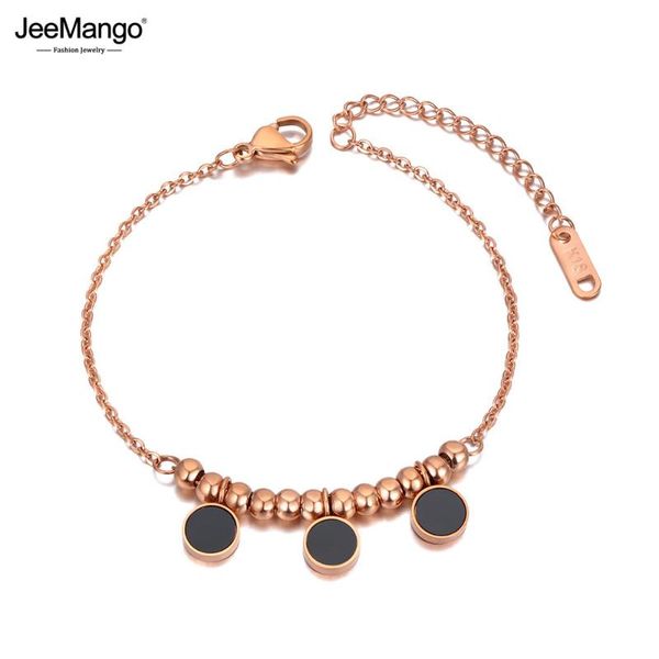 charm bracelets jeemango fashion 316l stainless steel black acrylic for women rose gold bohemia party bracelet jewelry jb20219, Golden;silver
charm bracelets jeemango fashion 316l stainless steel black acrylic for women rose gold bohemia party bracelet jewelry jb20219, Golden;silver
