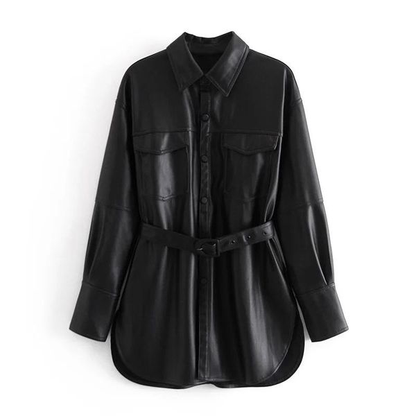 women's jackets artificial leather jacket, classic fashion black coat, belt, long sleeve, loose, extra large, boy, friend, retro, Black;brown
women's jackets artificial leather jacket, classic fashion black coat, belt, long sleeve, loose, extra large, boy, friend, retro, Black;brown