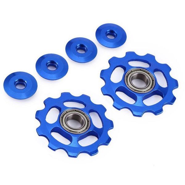 car air freshener 2pcs 11t ultralight aluminum alloy bike bearing jockey wheel rear derailleur pulleys outdoor bicycle parts