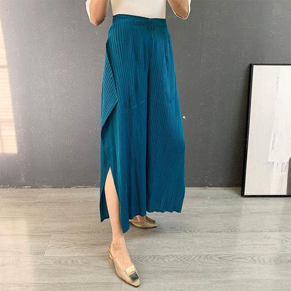 women's pants & capris miyake pleated wide-leg 2021 autumn basic casual loose high-waist stretch solid trousers for women, Black;white
women's pants & capris miyake pleated wide-leg 2021 autumn basic casual loose high-waist stretch solid trousers for women, Black;white