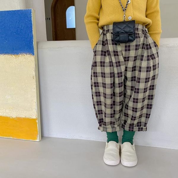 trousers girls spring autumn loose plaid casual kids thin cotton fashion all-match 2 colors pants, Blue
trousers girls spring autumn loose plaid casual kids thin cotton fashion all-match 2 colors pants, Blue