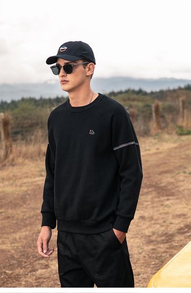men's hoodies & sweatshirts 4475 2021 autumn plus velvet boys trend simple embroidery round neck, Black
men's hoodies & sweatshirts 4475 2021 autumn plus velvet boys trend simple embroidery round neck, Black