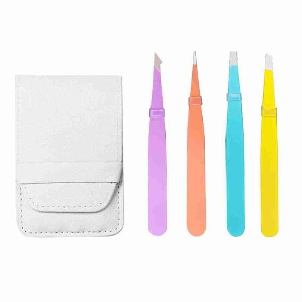 eyebrow tools & stencils 4pcs tweezers stainless steel point slant flat tip removal makeup professional hair pliers clips
eyebrow tools & stencils 4pcs tweezers stainless steel point slant flat tip removal makeup professional hair pliers clips