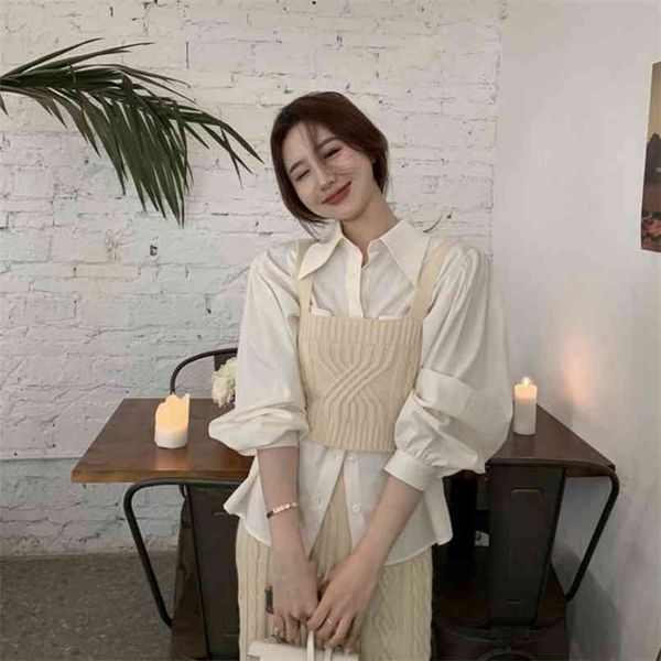 shirt loose korean retro hong kong style women's autumn and spring design sense niche long-sleeved blouse 210529, White
shirt loose korean retro hong kong style women's autumn and spring design sense niche long-sleeved blouse 210529, White