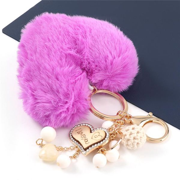 fluffy heart pompom key rings jewelry for women personalized rhinestone love keychains pendant bag charm accessories, Slivery;golden
fluffy heart pompom key rings jewelry for women personalized rhinestone love keychains pendant bag charm accessories, Slivery;golden