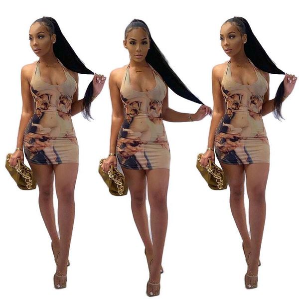 casual dresses women sleeveless sheath print mini dress summer party club bodycon vestidos, Black;gray
casual dresses women sleeveless sheath print mini dress summer party club bodycon vestidos, Black;gray