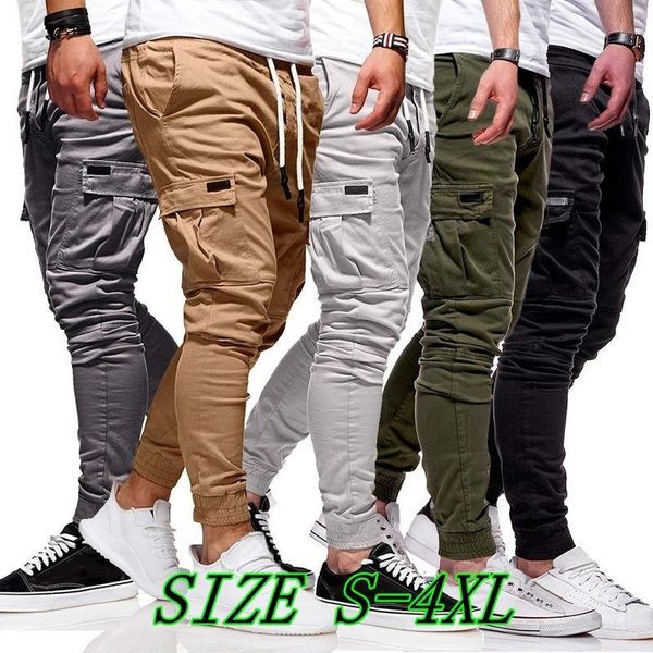 men's pants mens autumn thin cotton casual trousers skinny jogger cargo fashion hip hop streetwear pockets harem 92a6, Black
men's pants mens autumn thin cotton casual trousers skinny jogger cargo fashion hip hop streetwear pockets harem 92a6, Black