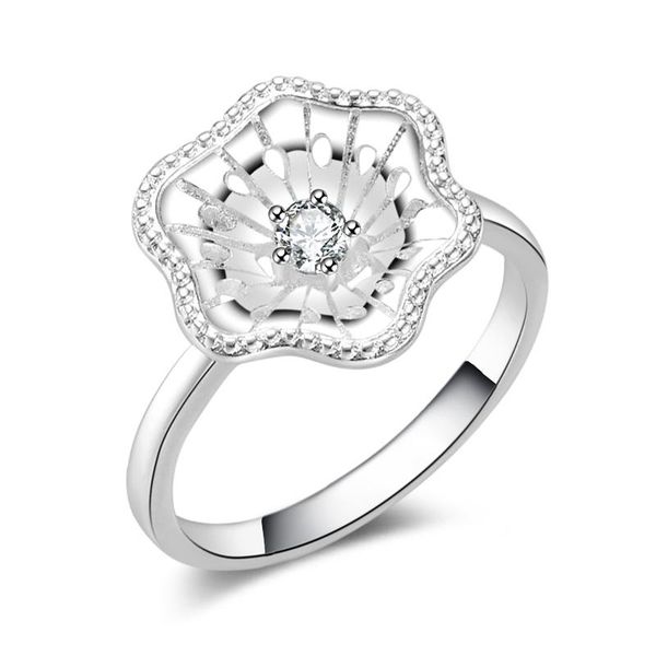 wedding rings silver ring classic temperament female models simple fashion plum blossom zircon hand jewelry as a gift, Slivery;golden
wedding rings silver ring classic temperament female models simple fashion plum blossom zircon hand jewelry as a gift, Slivery;golden