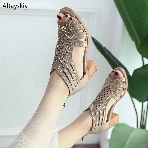 sandals women mid square heels crystal simple elegant summer womens korean style all-match zipper female trendy casual shoes, Black
sandals women mid square heels crystal simple elegant summer womens korean style all-match zipper female trendy casual shoes, Black