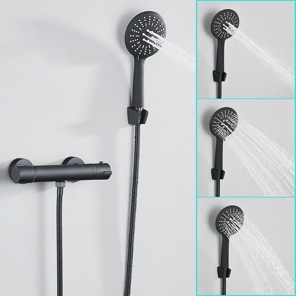 europe black shower faucet set bathroom copper bath room thermostatic faucets with hand head bathtub mixer sets
europe black shower faucet set bathroom copper bath room thermostatic faucets with hand head bathtub mixer sets