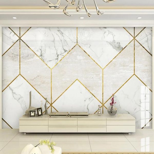 custom any size mural wallpaper 3d stereo geometric golden line marble wall painting living room tv sofa luxury home decor wallpapers
custom any size mural wallpaper 3d stereo geometric golden line marble wall painting living room tv sofa luxury home decor wallpapers