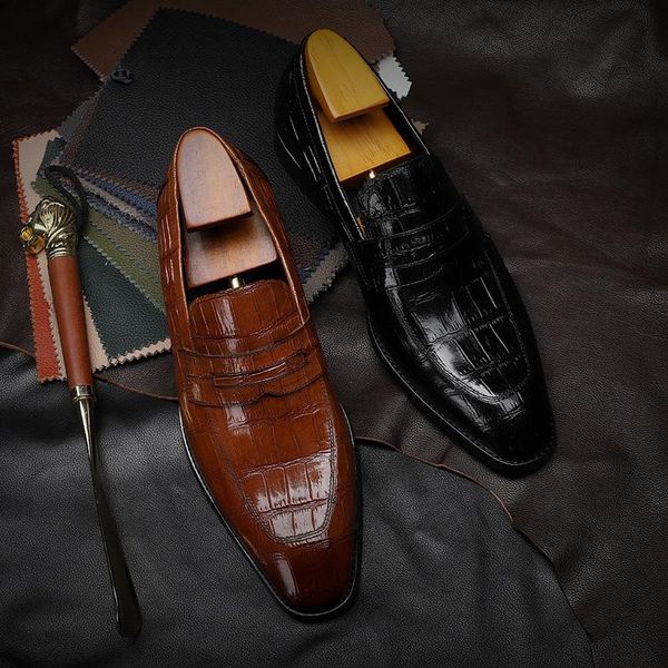dress shoes men's slip on casual pointed toe fashion elegant wedding formal genuine leather business evening men f74, Black
dress shoes men's slip on casual pointed toe fashion elegant wedding formal genuine leather business evening men f74, Black